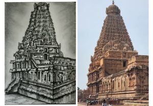 Travel-Sketch-Brihadeshwar-Temple-Tanjore1